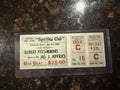 Vintage 1899 Fitzimmons Boxing ticket with stub